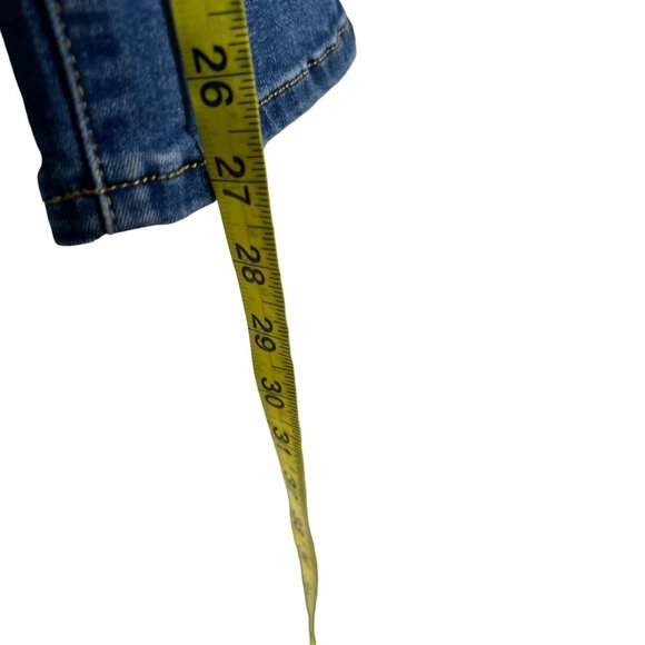 Soft Surroundings Medium Wash High Rise Straight Leg Pull On Jeans Medium Petite - Picture 6 of 9